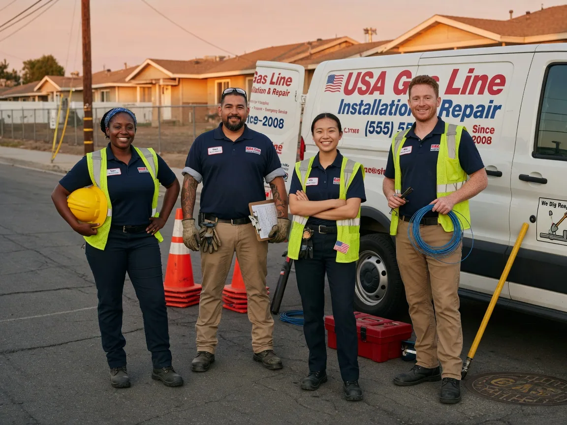 Gas Line Installation company in Rowley, IA